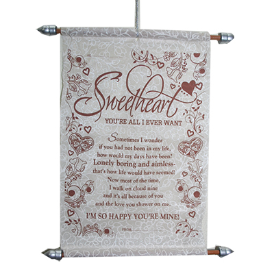 "Love Wishes Scroll Message -002 - Click here to View more details about this Product